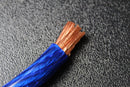 Power Pro Audio POW-04-100BL 4GA Flexible Power Wire CCA, Blue, Sold By Foot