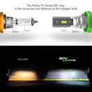 BPS Lighting H8 / H9 / H11 Perfect Fit Series LED Headlight Bulbs 8000 Lumens