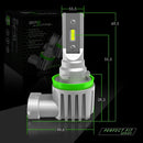 BPS Lighting H8 / H9 / H11 Perfect Fit Series LED Headlight Bulbs 8000 Lumens