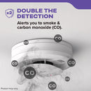 Kidde DETECT Combination Smoke & Carbon Monoxide Alarm, Hardwired with AA Backup Battery and Voice Alerts 30CUAR-VCA