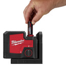 Milwaukee 3510-21 Tool Green 100 ft. 3-Point Rechargeable Laser Level with REDLITHIUM Lithium-Ion USB Battery and Charger