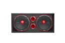 Memphis Audio SRXPE10D4T SRX Pro Dual 10" Chuchero Car Enclosure w/Tweeters+LED