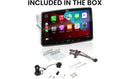 BOSS - ELITE - BECPA10W Single DIN Mechless BT AM/FM Wireless CarPlay/Android Auto 10'' inch