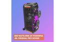 JBL Partybox 710 Splashproof Bluetooth Wireless Party Speaker with light display - Black