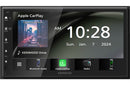 Kenwood DMX4710S 7" Touchscreen Car Stereo – Apple CarPlay, Android Auto, Bluetooth, USB