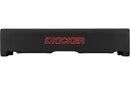 Kicker 49DL7TDF122 2400W Sealed downward-firing enclosure with two L7T 12" shallow-mount square subwoofers
