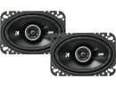 Kicker 43DSC4604  4x6-Inch (100x160mm) Coaxial Speakers, 4Ω