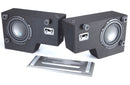 Alpine  Halo Series 8" ported dual subwoofer enclosure with two 8" S-Series subwoofers