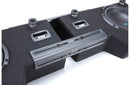 Alpine  Halo Series 8" ported dual subwoofer enclosure with two 8" S-Series subwoofers