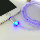 Apple Iphone Silver LED Glowing Lightning to USB Cable