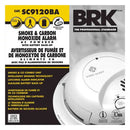 BRK SC9120BA First Alert Smoke & CO Carbon Monoxide Detector 120V with Battery Backup