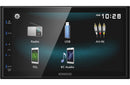 KENWOOD DMX125BT 6.8 Inch WVGA Double-DIN In-Dash Digital Media Receiver with Bluetooth - Bass Electronics
