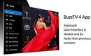 BuzzTV XR4000 - Android 9.0 IPTV Set-Top Box with IR-100 Remote - Faster Than Ever Before - 4K Ultra HD - 2GB RAM 16GB Storage - Latest Graphics Processor - Dual Band WiFi - Bass Electronics