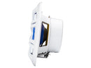 Kicker 6.5inch Marine Coaxial with 1/2inch Tweeters, w/ Blue LED White 4Ω - Bass Electronics