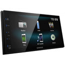 KENWOOD DMX125BT 6.8 Inch WVGA Double-DIN In-Dash Digital Media Receiver with Bluetooth - Bass Electronics