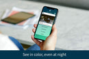 Arlo Essential Spotlight Camera - 1 Pack - Wireless Security, 1080p Video, Color Night Vision, 2 Way Audio, Wire-Free, Direct to WiFi No Hub Needed, Works with Alexa, White - VMC2030 - Bass Electronics