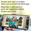 Blink Video Doorbell + Sync Module 2 | Two-way audio, HD video, motion and chime app alerts and Alexa enabled — wired or wire-free (Black) - Bass Electronics