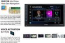 Jensen CMN8620 6.8" Touchscreen Double DIN Navigational Mechless Receiver - Bass Electronics