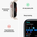 Apple Watch Series 8 (GPS) 45mm Midnight Aluminum Case with Midnight Sport Band - Medium/Large