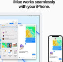 Apple iMac 24" (Spring 2021) - Silver (Apple M1 Chip / 8-Core GPU / 256GB SSD / 8GB RAM) - English - Bass Electronics