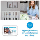 Angelcare Baby Monitor with 4.3” Touchscreen Display and Wireless Breathing Sensor Pad (AC417) - Bass Electronics