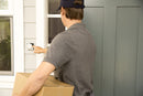 August Doorbell HD WiFi Surveillance Camera with Two Way Audio - Silver - Bass Electronics