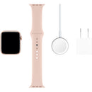 Apple Watch Series 5 (GPS+Cell) 44mm Gold Aluminum w/ Pink Sand Sport Band - Bass Electronics