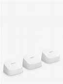 eero 6 dual-band mesh Wi-Fi 6 system with built-in Zigbee smart home hub (1 eero 6 router + 2 eero 6 extenders)