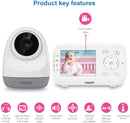 VTech VM3261 2.8” Digital Video Baby Monitor with Pan & Tilt Camera - Bass Electronics