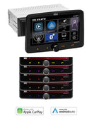 Boss 7" Single Din In-Dash Bluetooth Receiver with CarPlay and Android Auto (BE7ACP-SD)