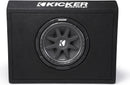 Kicker 43TC104 Ported truck enclosure with one 4-ohm 10" Comp subwoofer