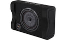 Kicker 48CVTDF102 Sealed downward-firing enclosure with 10" 2-ohm shallow-mount subwoofer