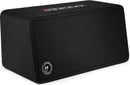 Kicker 48DCWR102 Ported enclosure with two 10" CompR® subwoofers