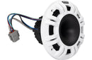 Kicker 48KMXL654 6-1/2" Marine Speakers With White and Grey Grilles