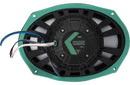 Kicker 48KMXL694 6" x 9" marine speakers with white and grey grilles