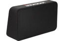 Kicker 48TCWRT82 Truck-style sealed enclosure with single 8" CompRT® subwoofer and passive radiator