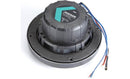 Kicker 45KM84L KM8 8-Inch (200mm) Marine Coaxial Speakers w/ 1-Inch (25mm) Tweeters, LED, 4-Ohm, Charcoal and White Grilles - Bass Electronics