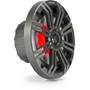 Kicker 45KM84L KM8 8-Inch (200mm) Marine Coaxial Speakers w/ 1-Inch (25mm) Tweeters, LED, 4-Ohm, Charcoal and White Grilles - Bass Electronics