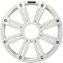 Kicker 45KMG10W KMG10 10-Inch (25cm) Grille for KM10 and KMF10 Subwoofer, LED, White - Bass Electronics
