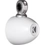 Kicker 40KMMTESW KMMTES Mini Tower Enclosures for 4-Inch (100mm) Drivers, pair, White - Bass Electronics