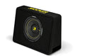 Kicker 44TCWC102 CompC 10-Inch (25cm) Sub in Thin Profile Enclosure, 2-Ohm, 300W - Bass Electronics