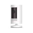 Ring Stick Up Cam Wireless Indoor/Outdoor 1080p HD IP Camera - White - Bass Electronics