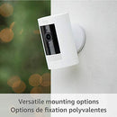 Ring Stick Up Cam Wireless Indoor/Outdoor 1080p HD IP Camera - White - Bass Electronics