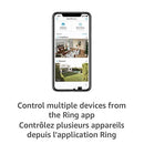 Ring Stick Up Cam Wireless Indoor/Outdoor 1080p HD IP Camera - White - Bass Electronics